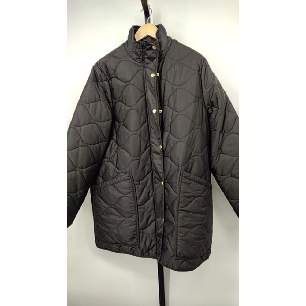 Quince Black Quilted Jacket